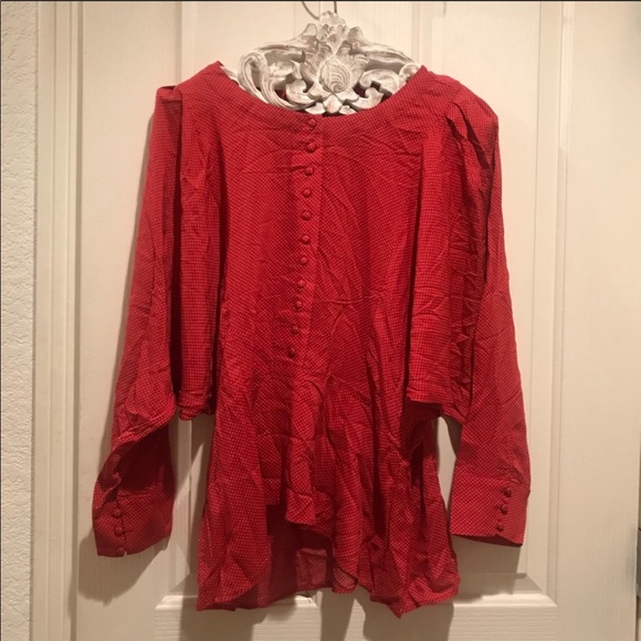 Anthropologie Chatham Blouse Polka Dot Shirt NWT - Picture 5 of 8